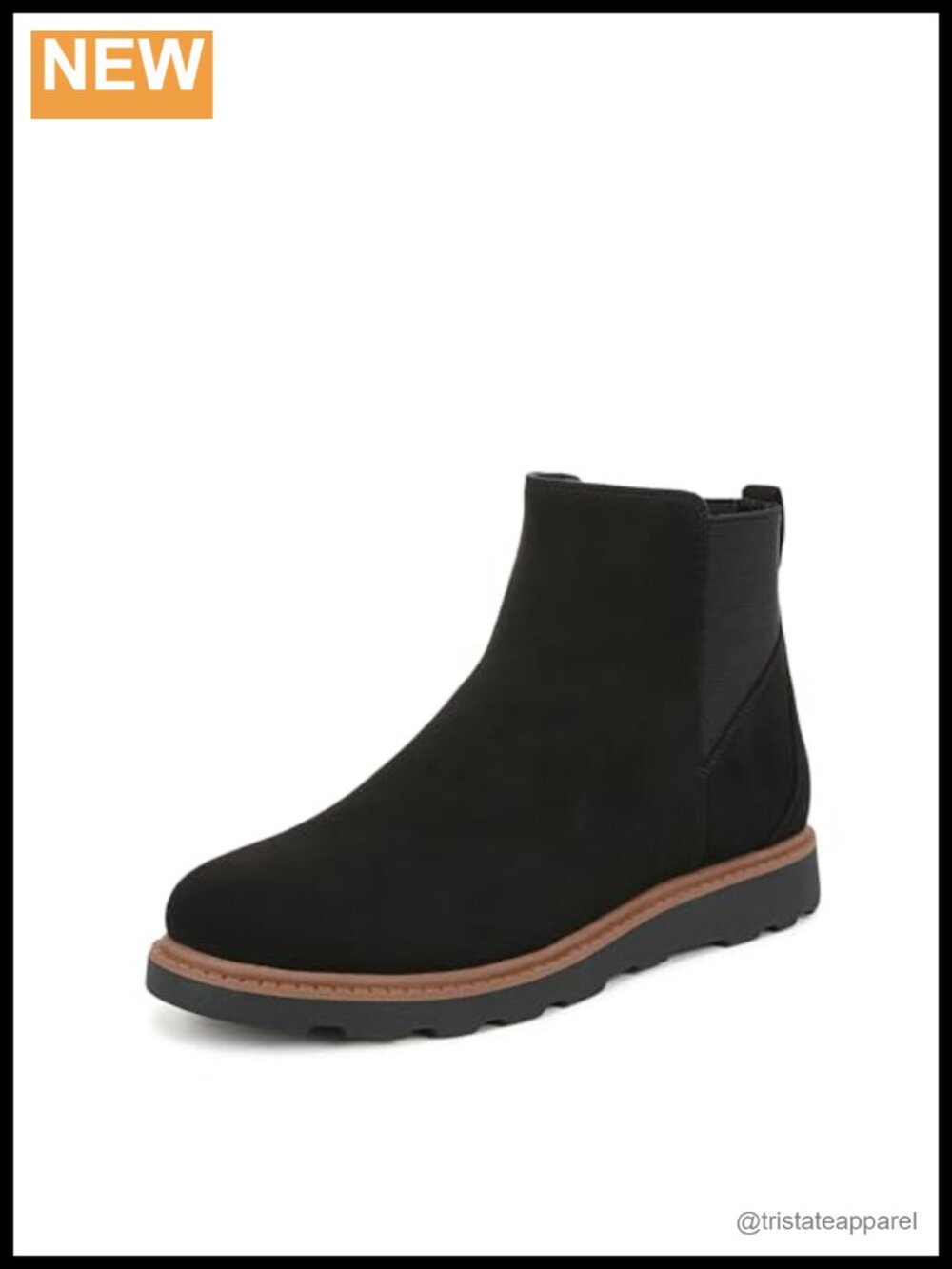 Women's Microfiber Ankle Booties with Side Zipper Chelsea Style